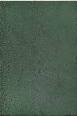 Produktbild von Teppich - 120 x 160 cm - Grün - Blättermuster