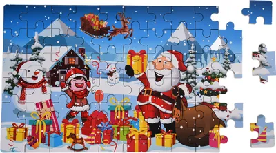 Produktbild von Weihnachtspuzzle,Weihnachtspuzzle,Weihnachtsmann Puzzle,Weihnachtsgeschenk,Puzzle Spielzeug,Puzzles für Kinder