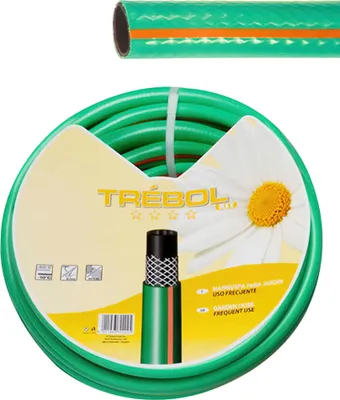 Immagine prodotto di Tubo Trebol verde intrecciato da 15 mm. rotolo da 50 metri