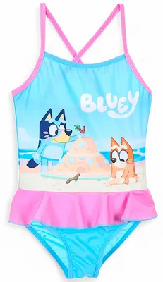 Produktbild von Badeanzug Bluey & Bingo Hellblau 98 cm