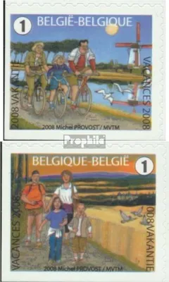 Produktbild von Briefmarken Belgien 2008 Mi 3839El-3840El (kompl.Ausg.) postfrisch Sommermarken