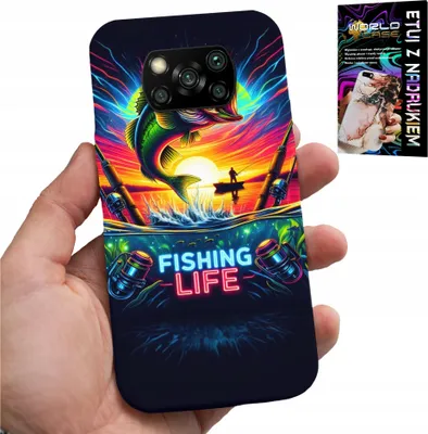 Obrázok produktu pre Puzdro pre Xiaomi Poco X3 - Rybárske motívy Rybársky prút