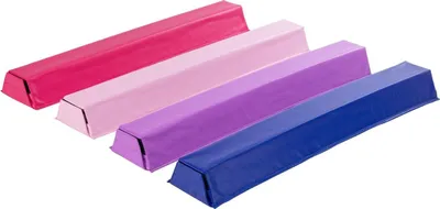 Immagine prodotto di Trave da ginnastica da 117 cm, da allenamento, da ginnastica, durevole, in PU, viola