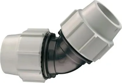 Imagen del producto de PLASSON, codo de conexión, modelo 7460, 1 pulgada, diámetro de conexión 32 mm, 1 unidad.