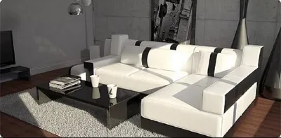 Produktbild von Wohnlandschaft Ecksofa L Form Polster Couch