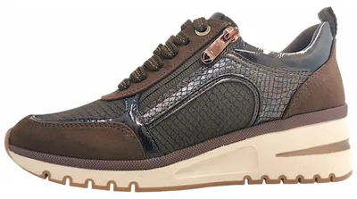 Immagine prodotto di Marco Tozzi: Scarpe da donna, scarpe stringate, sportive, color marrone, per il tempo libero