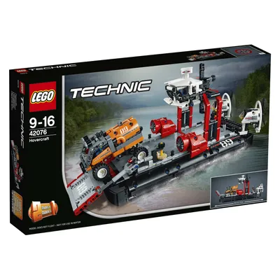 Zdjęcie produktu dla LEGO Technic Hovercraft, Zestaw do budowania, 9 lat(a), 1020 szt., 1,37 kg