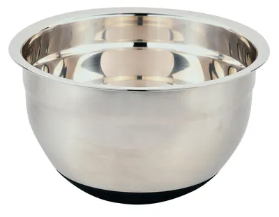 Produktbild von Rührschüssel 24cm Edelstahl mit Silikonboden spülmaschinenfest 3,5l