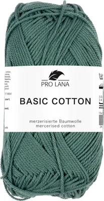 Produktbild von hellpetrol Farbnr. 269 - Pro Lana Basic Baumwolle - 100% Baumwolle - mercerisiert, gasiert