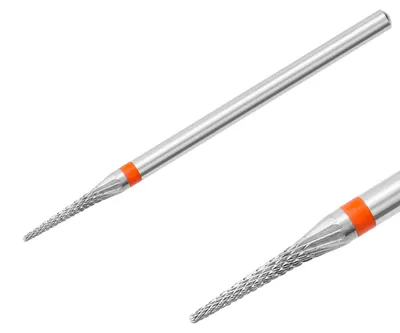 Produktbild von Hartmetallfräser Fräseraufsatz Bohrer Rundkegel Fein Schleifer Maniküre (roter Ring)