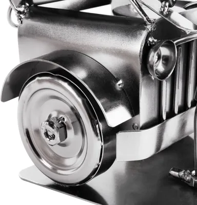 Produktbild von BRUBAKER Schraubenmännchen Automechaniker - Handarbeit - Metallfigur Geschenk für Mechaniker, KFZ-Mechatroniker, Tuner und Auto Bastler