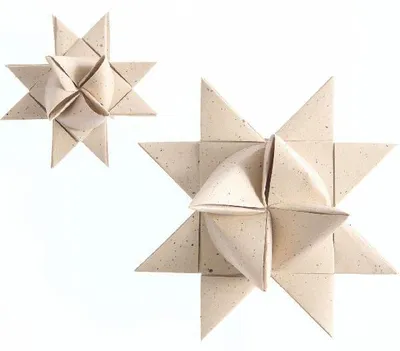 Produktbild von Fröbelsterne mit Recyclingpapier, CappuccinoMIX
