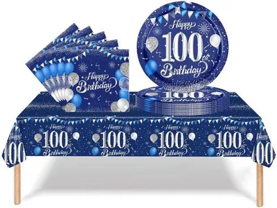 Produktbild von Geburtstags-Service-Set - Festlicher Entwurf - 28 x 22 x 2,5 cm