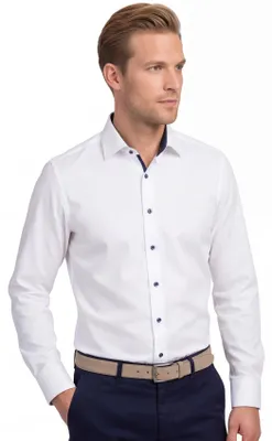 Immagine prodotto di Seidensticker - Camicia da uomo in popeline con taglio sagomato a maniche lunghe