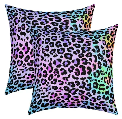 Productafbeelding van Kussenslopen, 50x50 cm, luipaardprint, 2 stuks, polyester