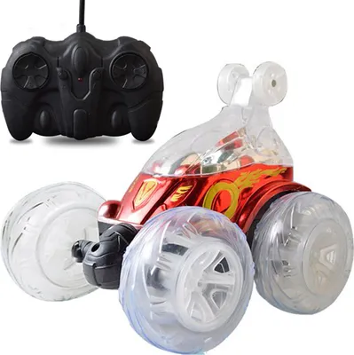Obrázok produktu pre Auto na diaľkové ovládanie s LED osvetlením RC autíčko s 360° rotáciou 27MHZ Gro pre chlapcov a dievčatá Hračka Auto na diaľkové ovládanie Retoo
