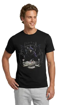 Produktbild von Spreadshirt Alchemy England Aces of Death Ass Des Todes Karte Männer T-Shirt, 3XL, Schwarz
