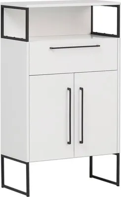 Produktbild von Unterschrank Möbelpartner Limone BxHxT 65.2x112.5x33.1 cm kreideweiss