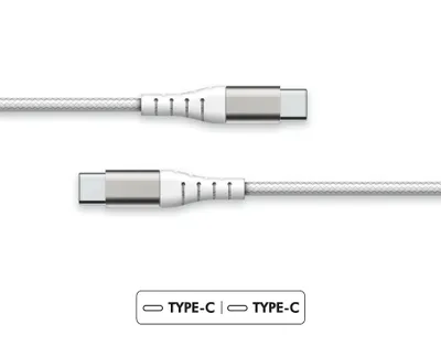 Image de Câble Renforcé USB C / USB C 3A 1.