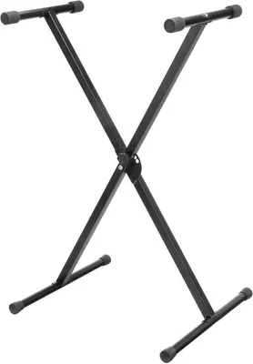Produktbild von Famanu Keyboardständer höhenverstellbar - stabil und klappbar - schwarz