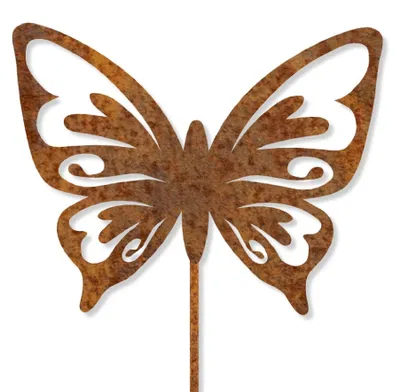 Produktbild von Edelrost Schmetterling Kenzo mit Stecker