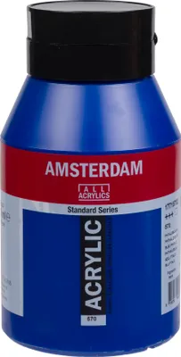 Immagine prodotto di Amsterdam Serie Standard flacone di vernice acrilica 1000 ml blu ftalo 570