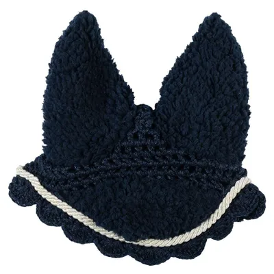 Produktbild von HKM Hobby Horse Fliegenhaube Teddy Farbe - Dunkelblau