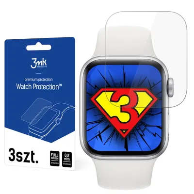 Produktbild von 3mk Display Schutzfolie Watch Protection für Apple Watch 4 40mm 0,2mm (3 Stück)