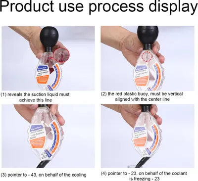 Produktbild von Ruční přenosný hustoměr Antifreeze Dial Density Meter /H Kalibrace chladicí kapaliny chladiče automobilu Tester