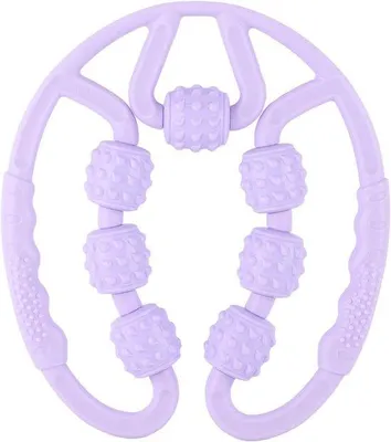Produktbild von Famanu Trigger Point Massage Roller U-Form 7-Walzen für Beine, Arme und Waden