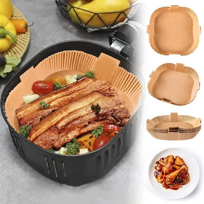 Obrázek produktu pro Papírové pečící ubrousky pro fritézu – 100 kusů – hnědé