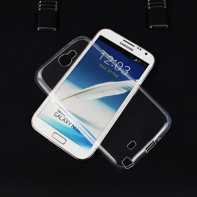 Produktbild von Samsung Galaxy Note 2 N7100 Transparent Case Hülle Silikon