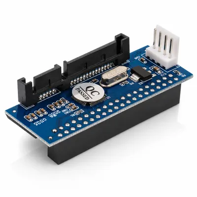 Produktbild von F40 IDE 40-Pin auf SATA Konverter Adapter – 3,5 Zoll HDD Festplatten Adapterkarte für Desktop PC, IDE/PATA Festplatte auf SATA Anschluss, 40-Pin PCBA
