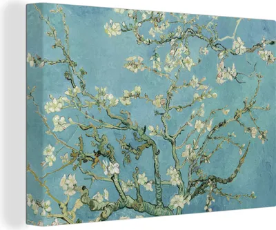 Zdjęcie produktu dla OneMillionCanvasses® - Obrazy na płótnie - 140x90 cm, Van Gogh - Almond Blossom - Starzy Mistrzowie - Sztuka - Vintage, Dekoracja ścienna - Zdjęcie na płótnie - Obraz na płótnie