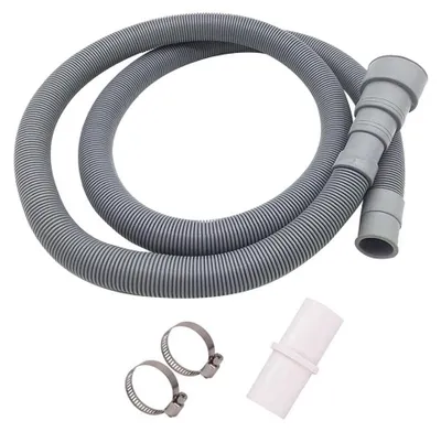 Abwasserschlauch-Verlängerungsset, universell, 70/150/200 cm, PP, grau
