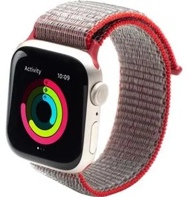 Produktbild von GEAR4 705009514, Band, Smartwatch, Rot, Apple, Apple Watch 41/40/38mm, Nylon
