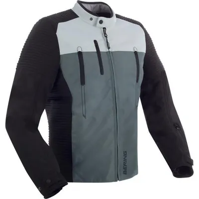 Produktbild von Bering Crosser wasserdichte Motorrad Textiljacke, schwarz/grau, L