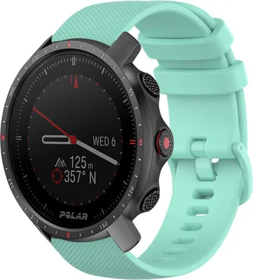 Produktbild von Strap-it Polar Grit X Pro Silikonarmband (Aqua)
