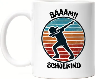 Produktbild von Bääm! Schulkind Tasse Einschulung Geschenk Schulanfang Schule