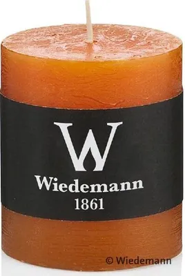 Produktbild von Stumpenkerze aus Paraffin, Dukat, Marble Rustik, Wiedemann, 80/68 mm, Brenndauer ca. 34h, durchgefärbt