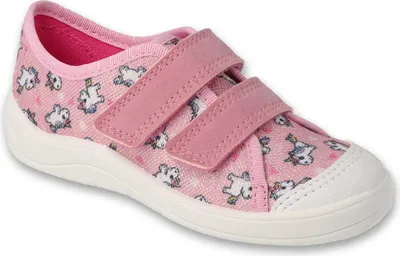 Produktbild von Canvas-Sneaker Befado Tim 772X011 772Y011 rosa mit Einhörnern