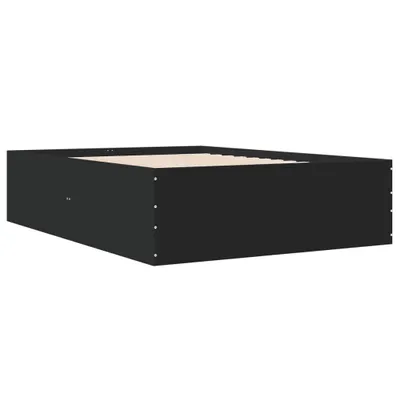 Produktbild von Bettgestell Schwarz 120x200 cm Holzwerkstoff