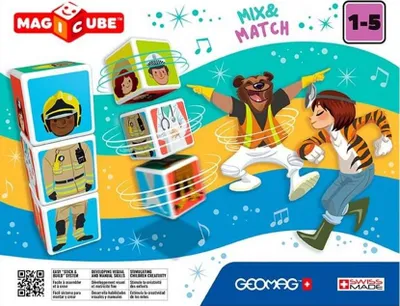 Immagine prodotto di GEOMAG MagiCube Mix & Match - blocchi magnetici 6 pezzi G123