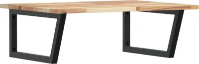 Produktbild von vidaXL Waschbeckenregal Wandmontage Stahl und Akazienholz
