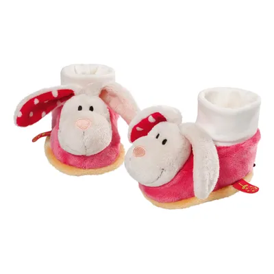 Immagine prodotto di Scarpette per neonati Nici con coniglietto e sonaglino in peluche 36948