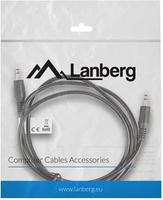 Produktbild von Verlängerungskopfhörerkabel (3,5 mm) Lanberg Schwarz