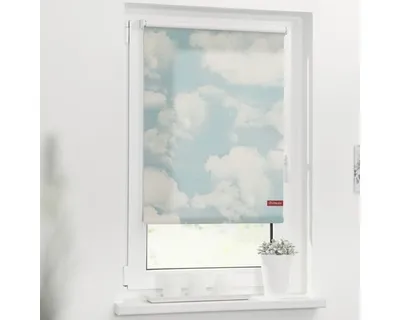 Obrázek produktu pro Roleta na okno Lichtblick bez vrtání Mraky 45x150 cm včetně upínacích držáků