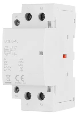 AC-Schütz 40A 2-polig 1NO 1NC 110V DIN-Schiene