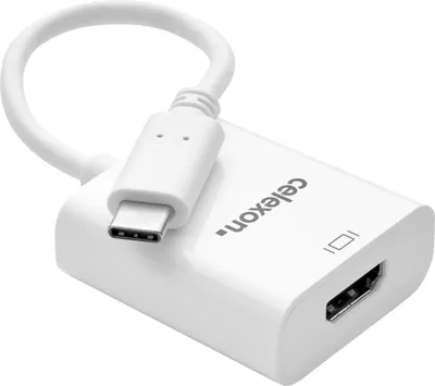 Produktbild von celexon USB-C auf HDMI M/F Adapter, weiß