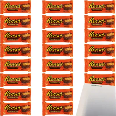 Produktbild von Reese's Peanut Butter Cups 2er (24x39,5g Karton) + usy Block
